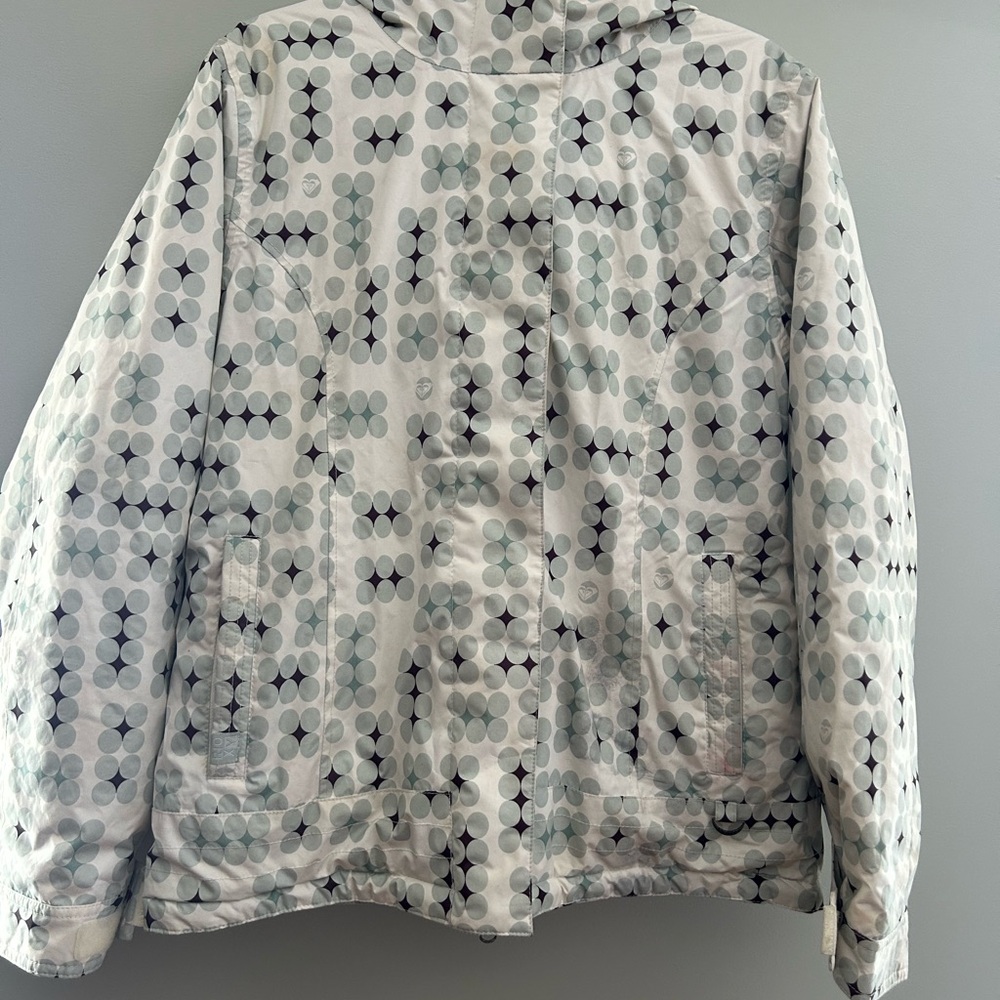 Roxy White Quilted Jacket